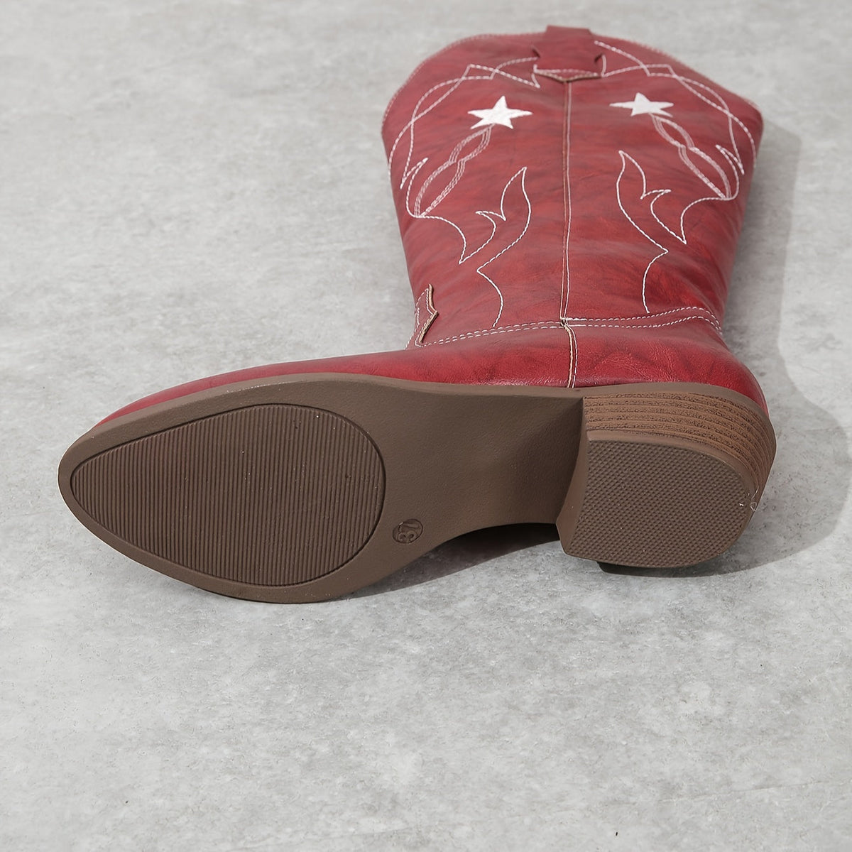 Indi - Red Starry Blacksmith Boots