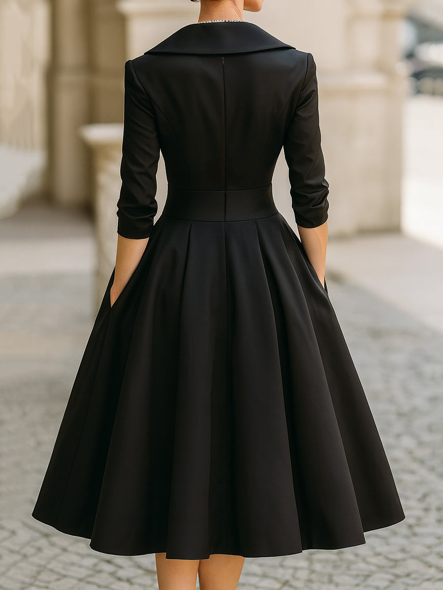 Clara – Elegant Midi Dress