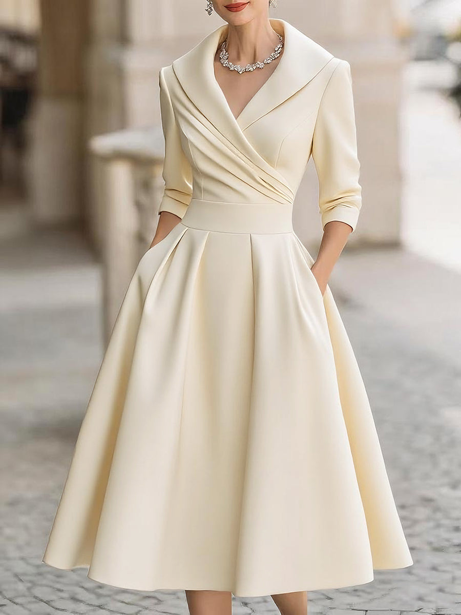 Clara – Elegant Midi Dress