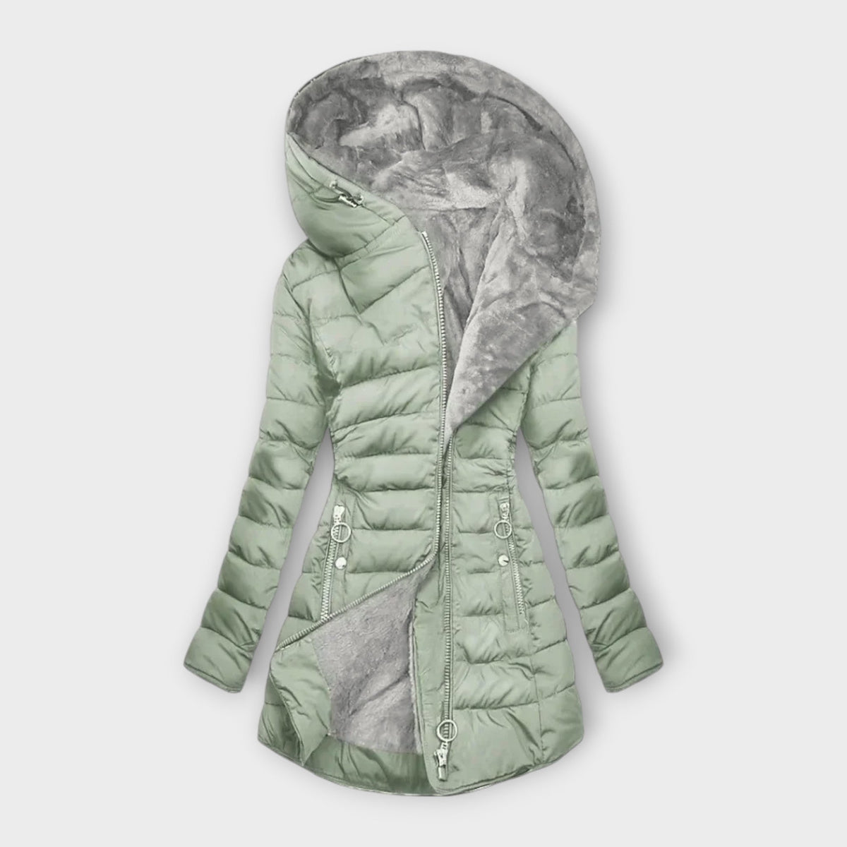 Kori ™ | Plush Coat with Fur