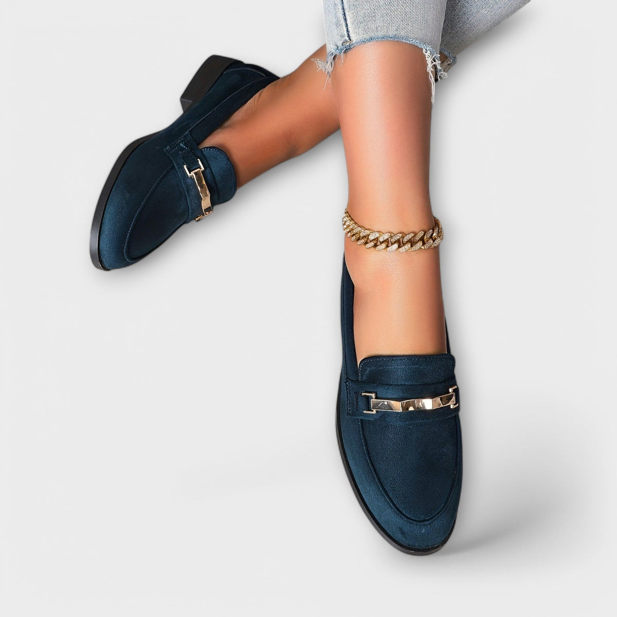 Monica - Flannel Moccasins
