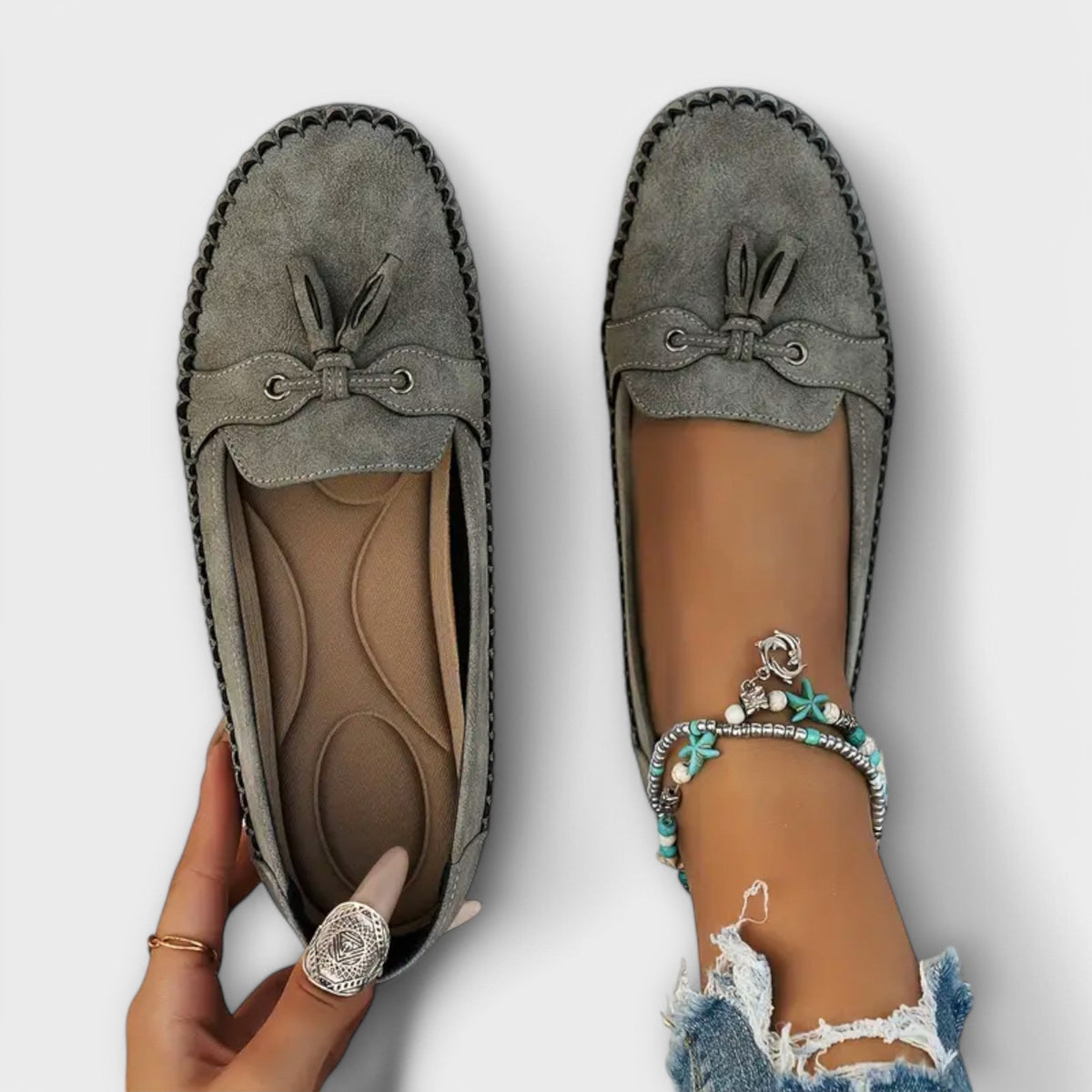 Lise - Orthopedic Loafers with Padded Sole