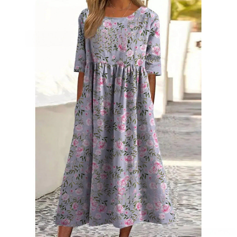 Rhiannon | Loose Fit Midi Dress