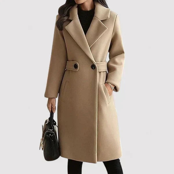 Clara ™ | Wool Coat with Belt