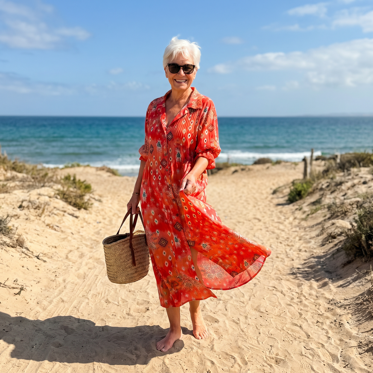 Tavira | Radiant Flower Maxi Dress