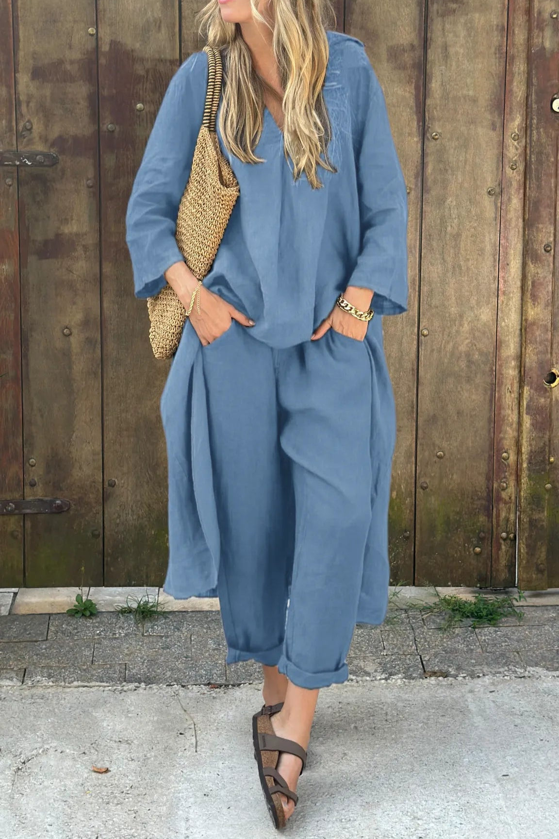 Elena | Elegant Two-Piece Set with Light Elegance