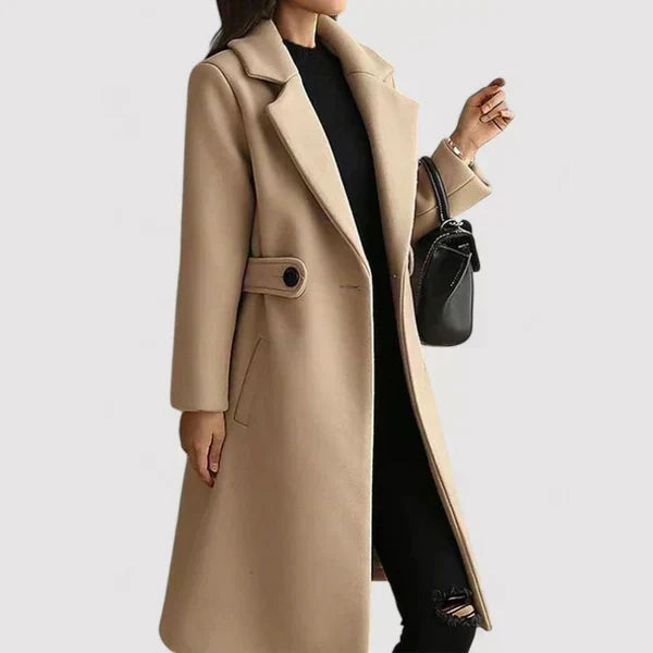 Clara ™ | Wool Coat with Belt