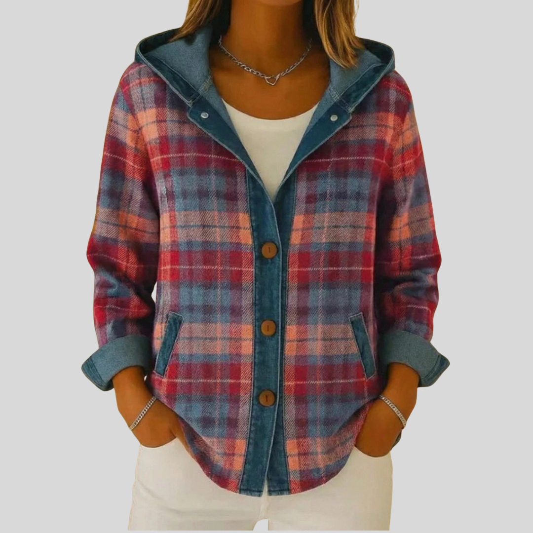 Kellaway | Checked Jacket with Hood