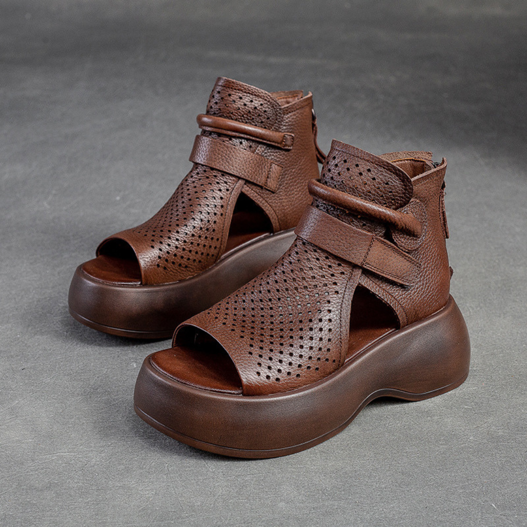 Federica | Timeless Leather Orthopedic Sandals