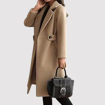 Clara ™ | Wool Coat with Belt