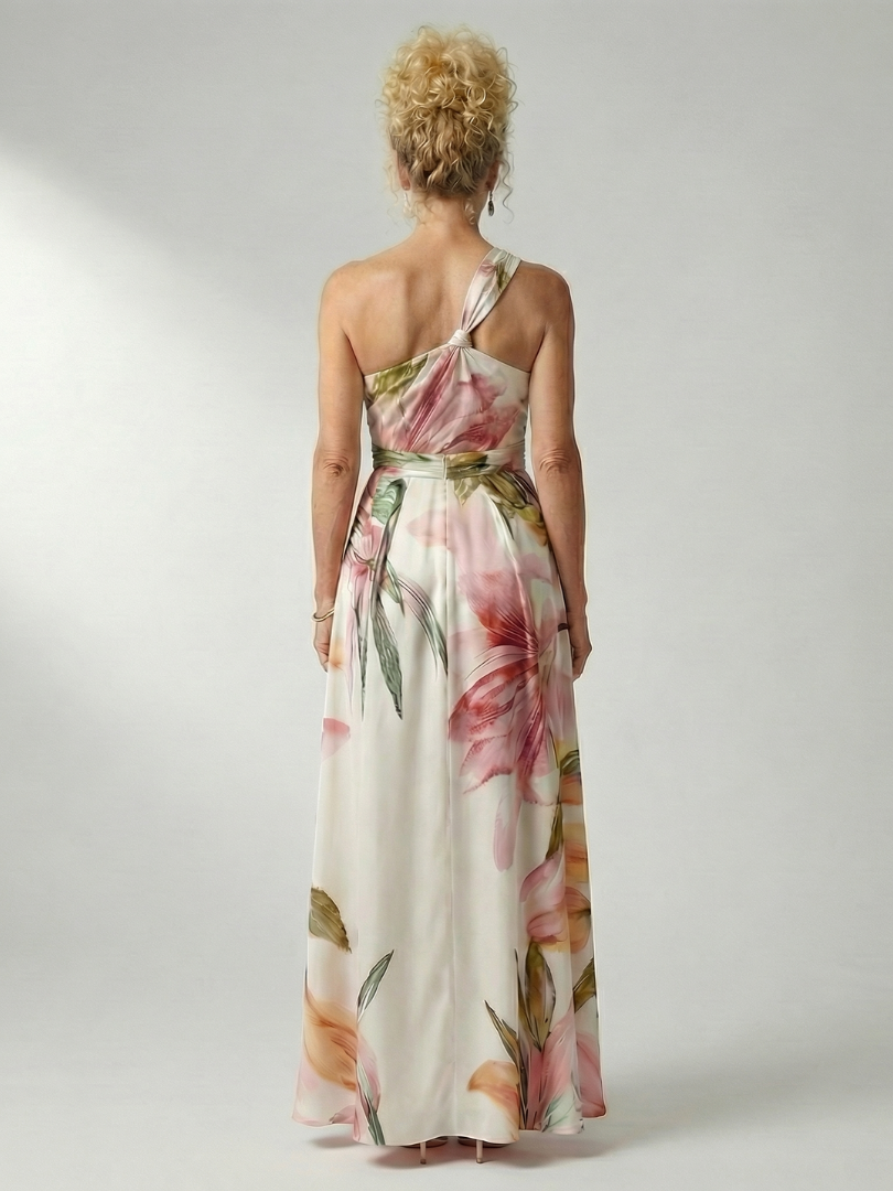 Amiel | Light Maxi Dress with Floral Pattern