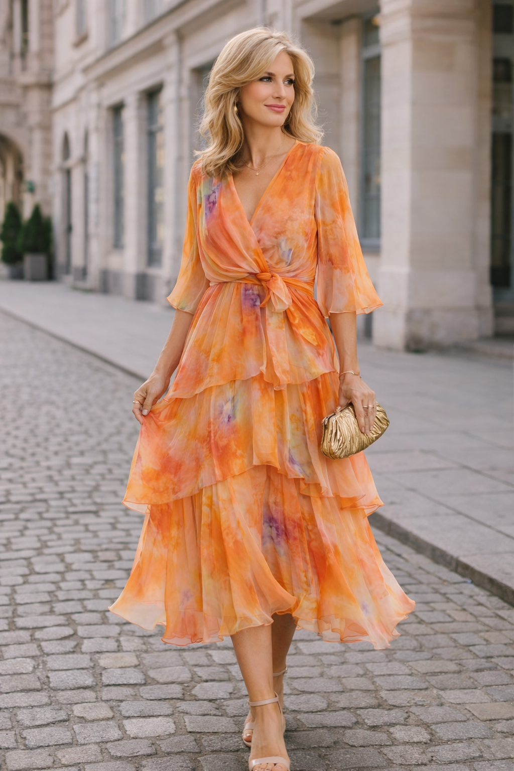 Marlene – Dress with Floral Pattern