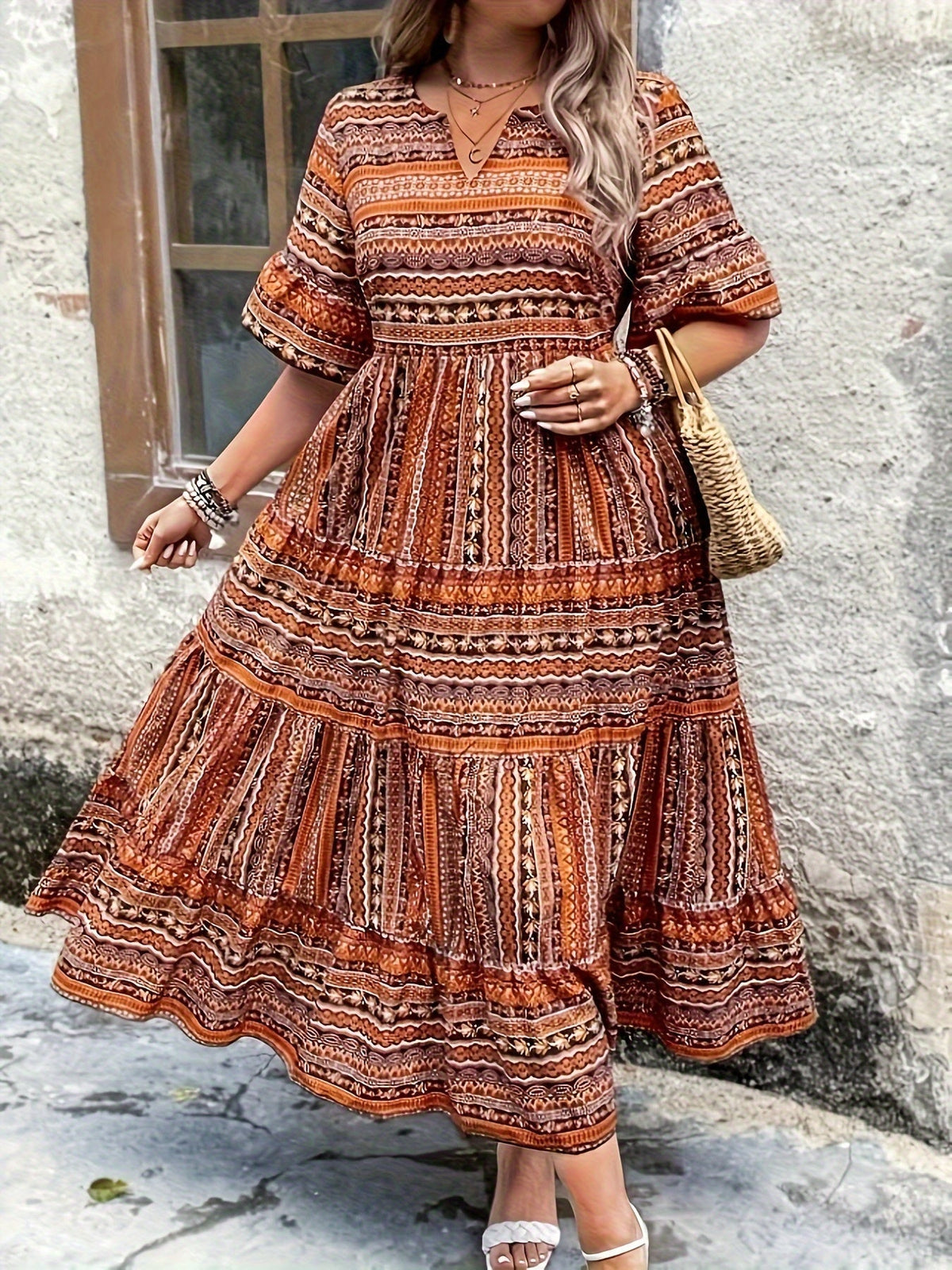 Joraine - Ethno Flow Dress