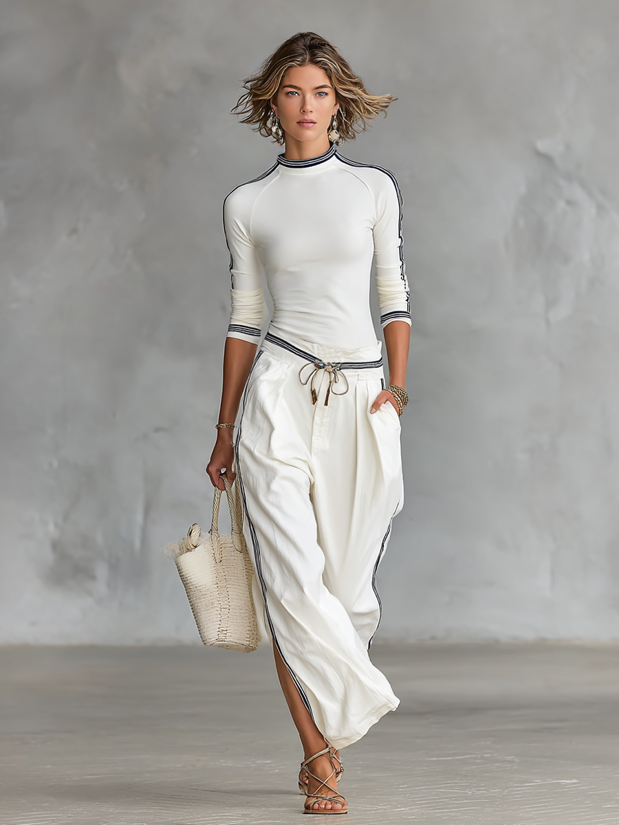 Sport Set: Loose Pants and Top - Comfortable Home Wear