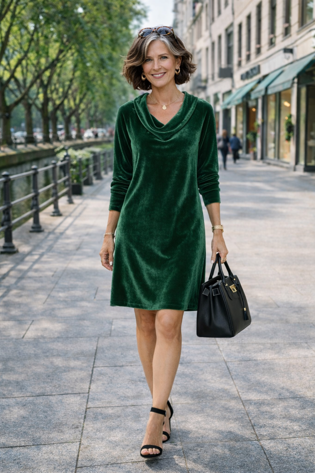 Friederike – Loose Fit Velvet Dress