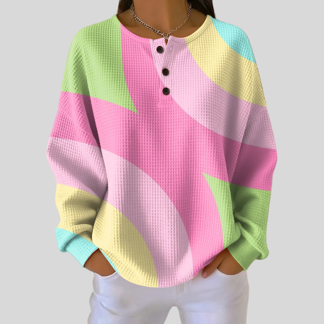 Lorelei | Hoodie with Abstract Print