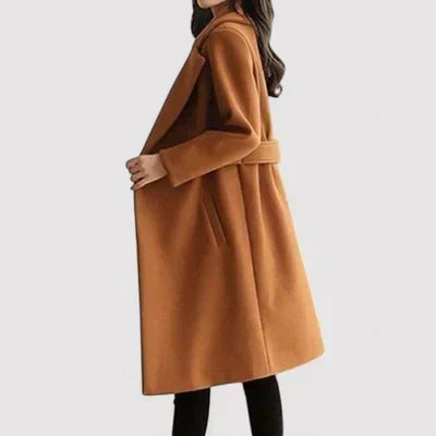 Clara ™ | Wool Coat with Belt