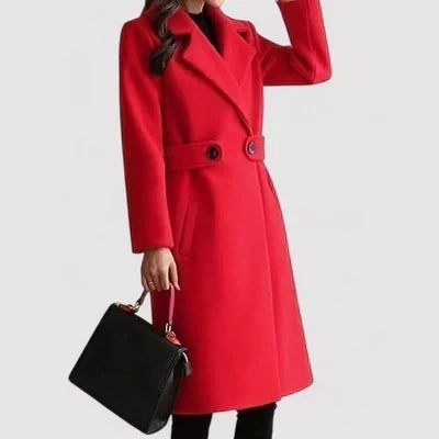 Clara ™ | Wool Coat with Belt
