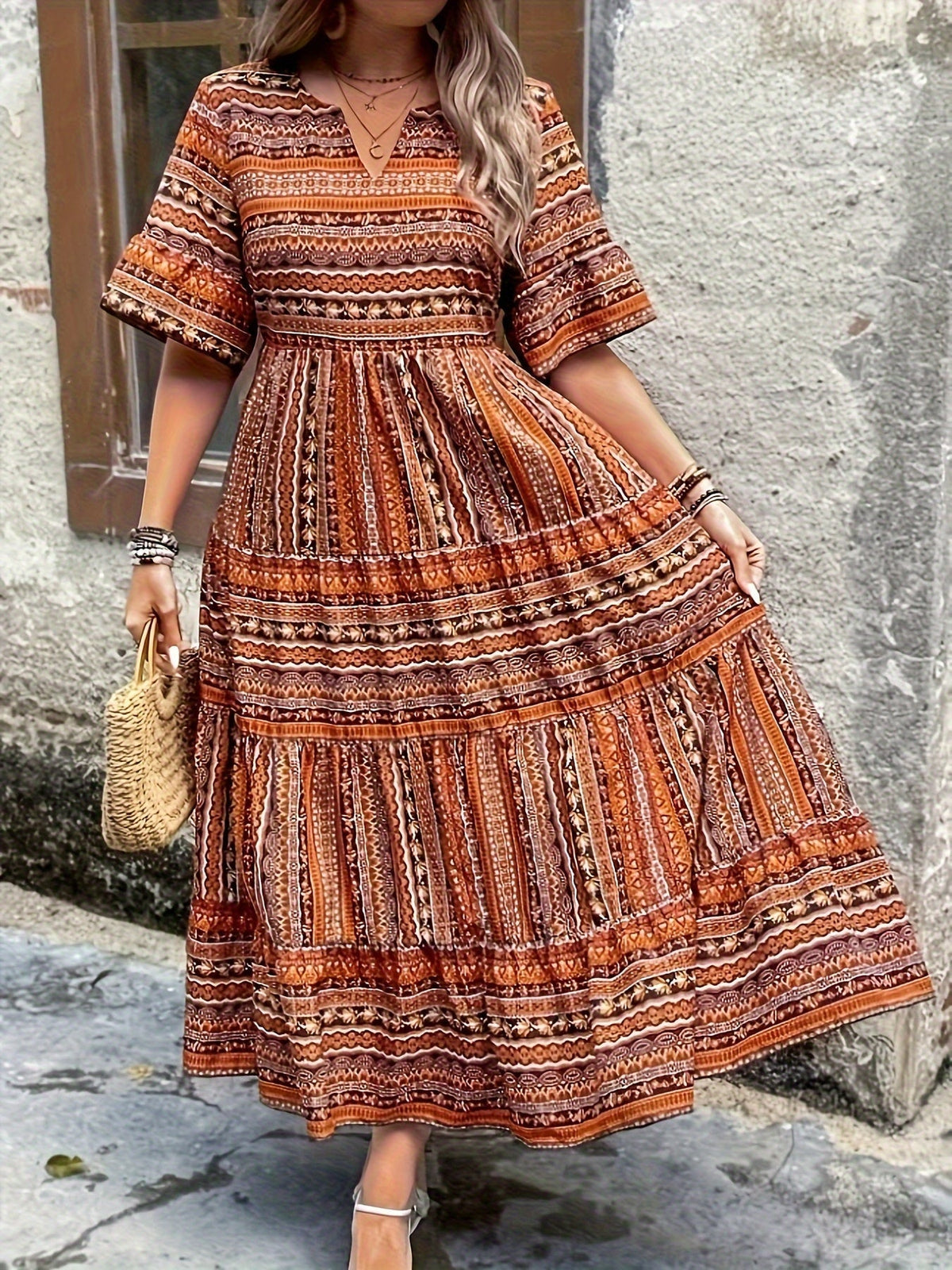 Joraine - Ethno Flow Dress