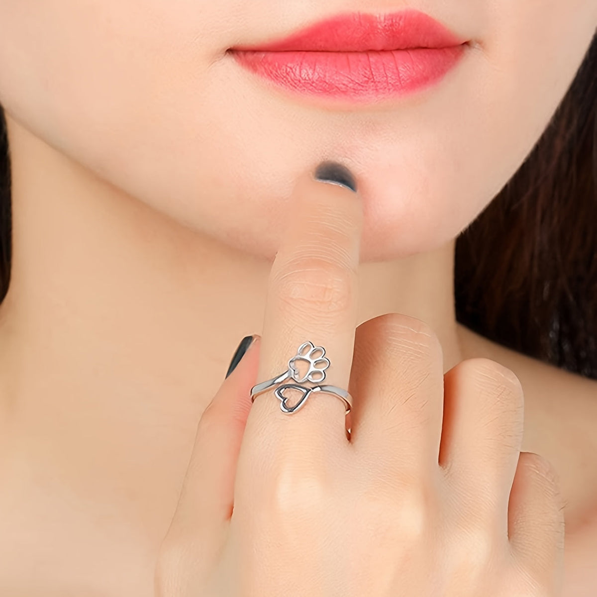 Love Print Ring
