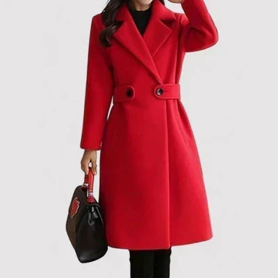 Clara ™ | Wool Coat with Belt