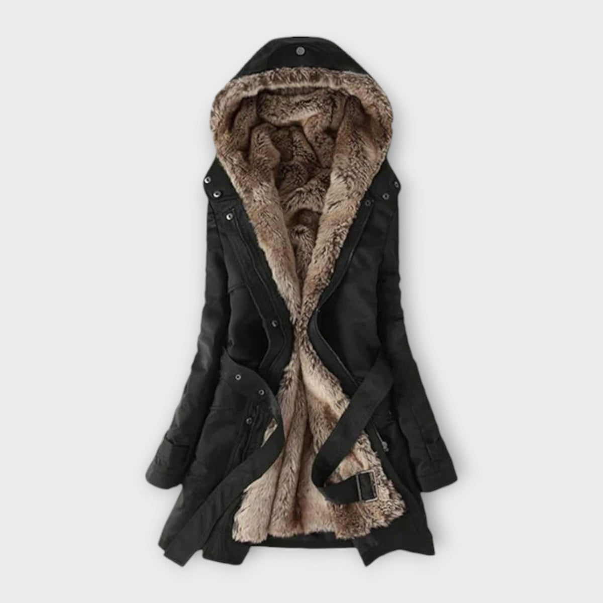 Mikash ™ | Plush Coat with Fur Lining
