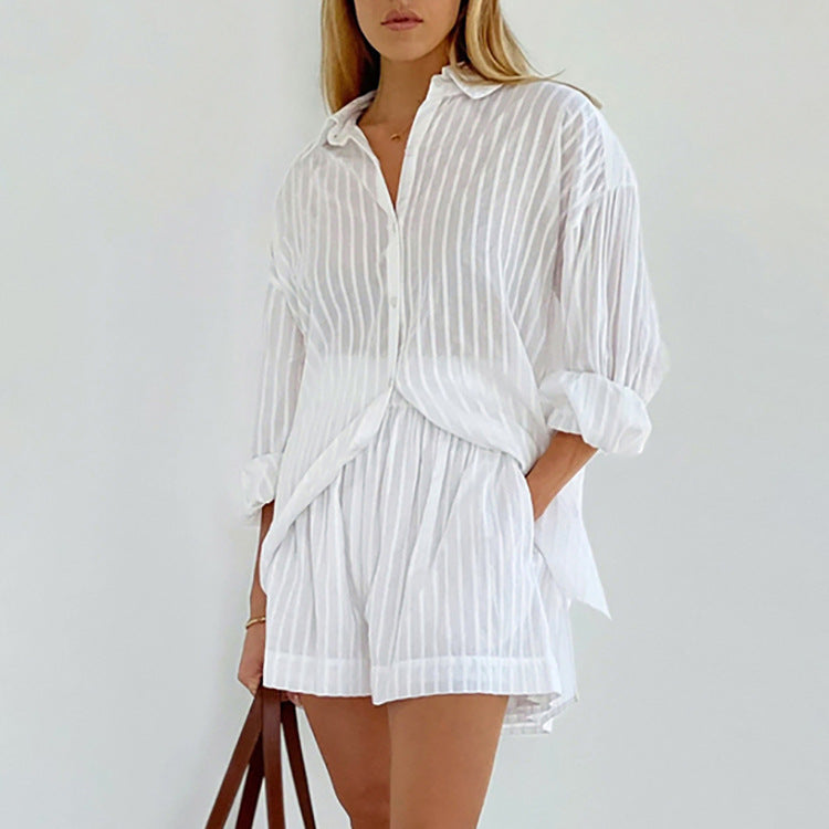 Viola | Airy Shirt and Shorts Set