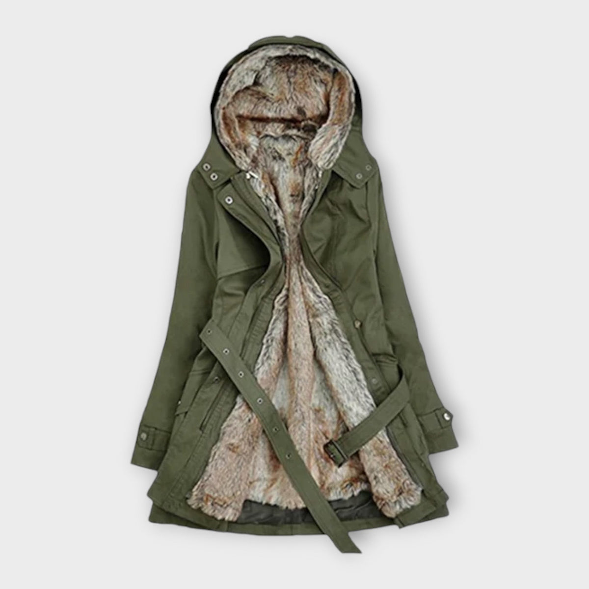 Mikash ™ | Plush Coat with Fur Lining