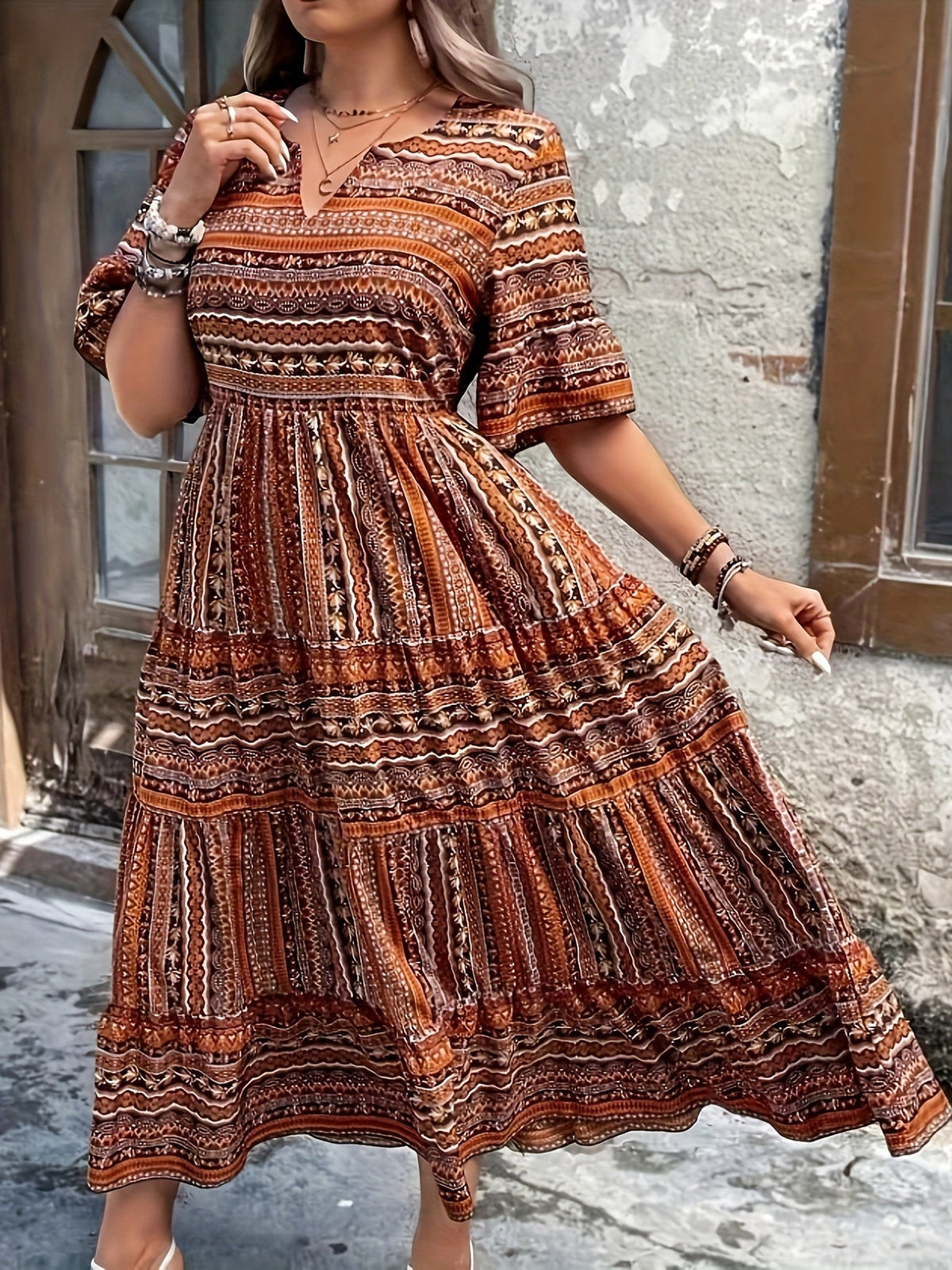 Joraine - Ethno Flow Dress