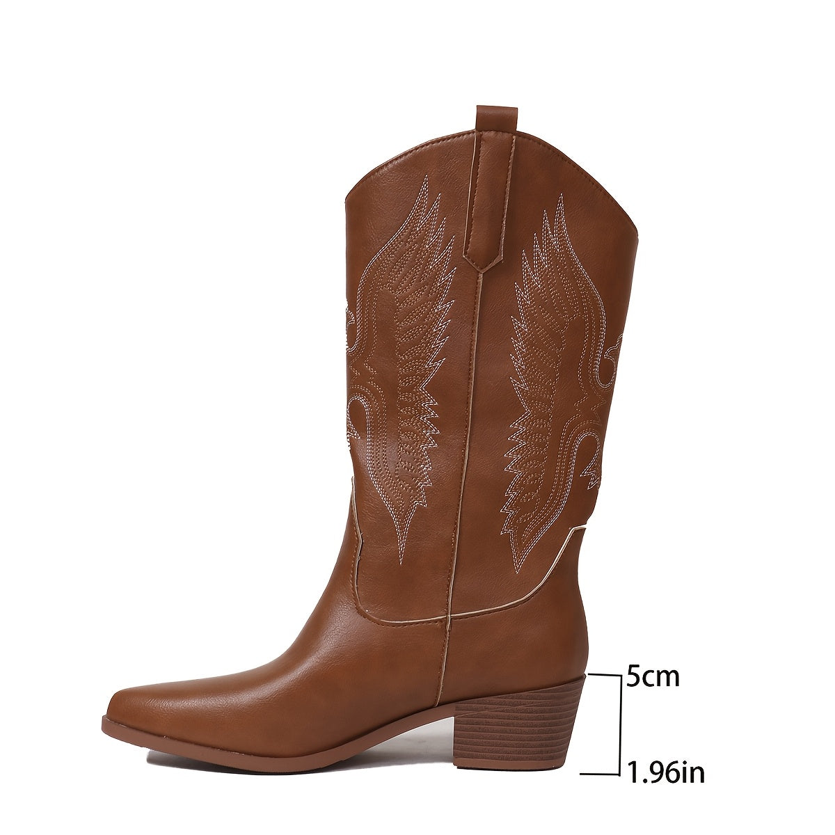Lucy - Low Pointed Leather Shoes with Wings