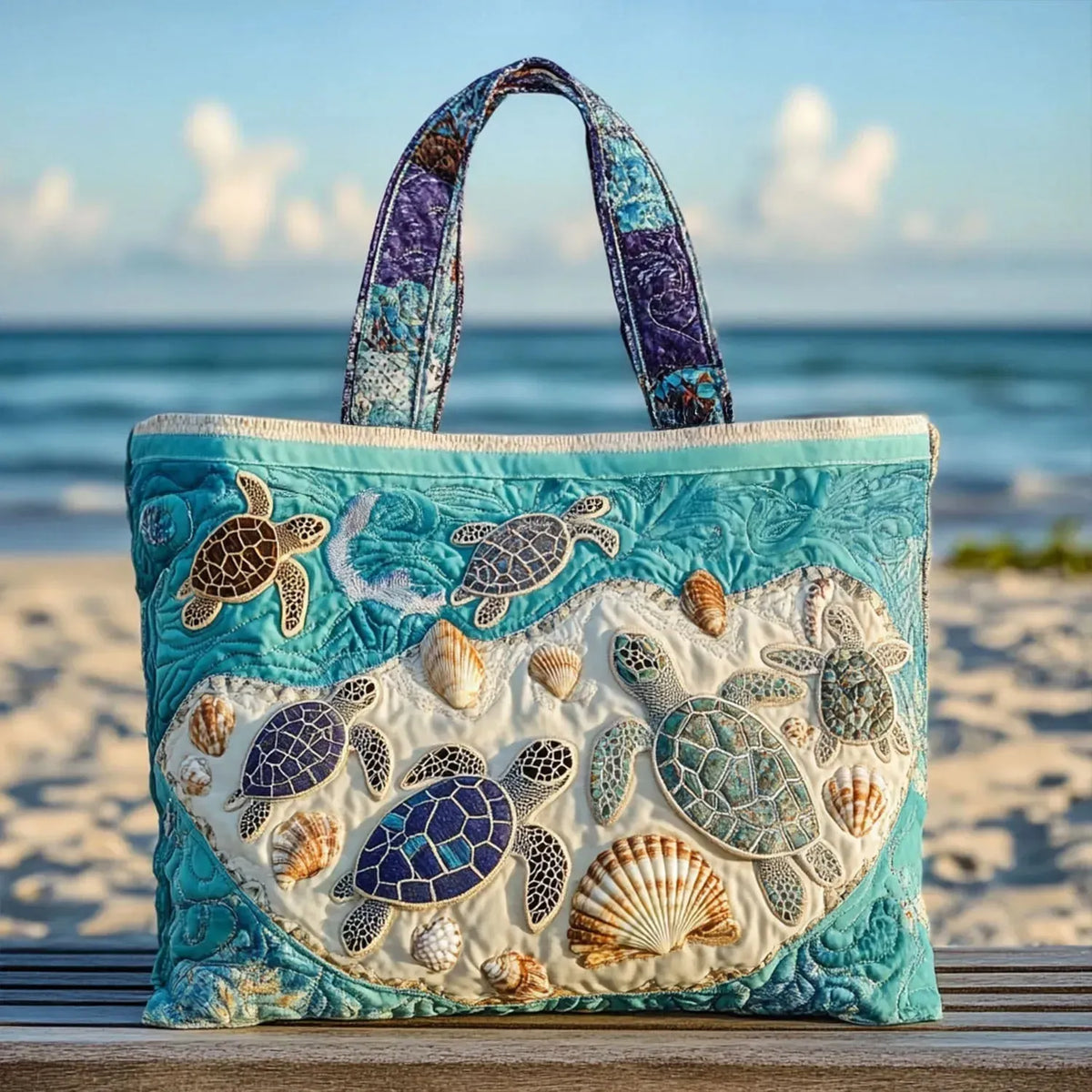 Handmade Bag "Turtle Hug"