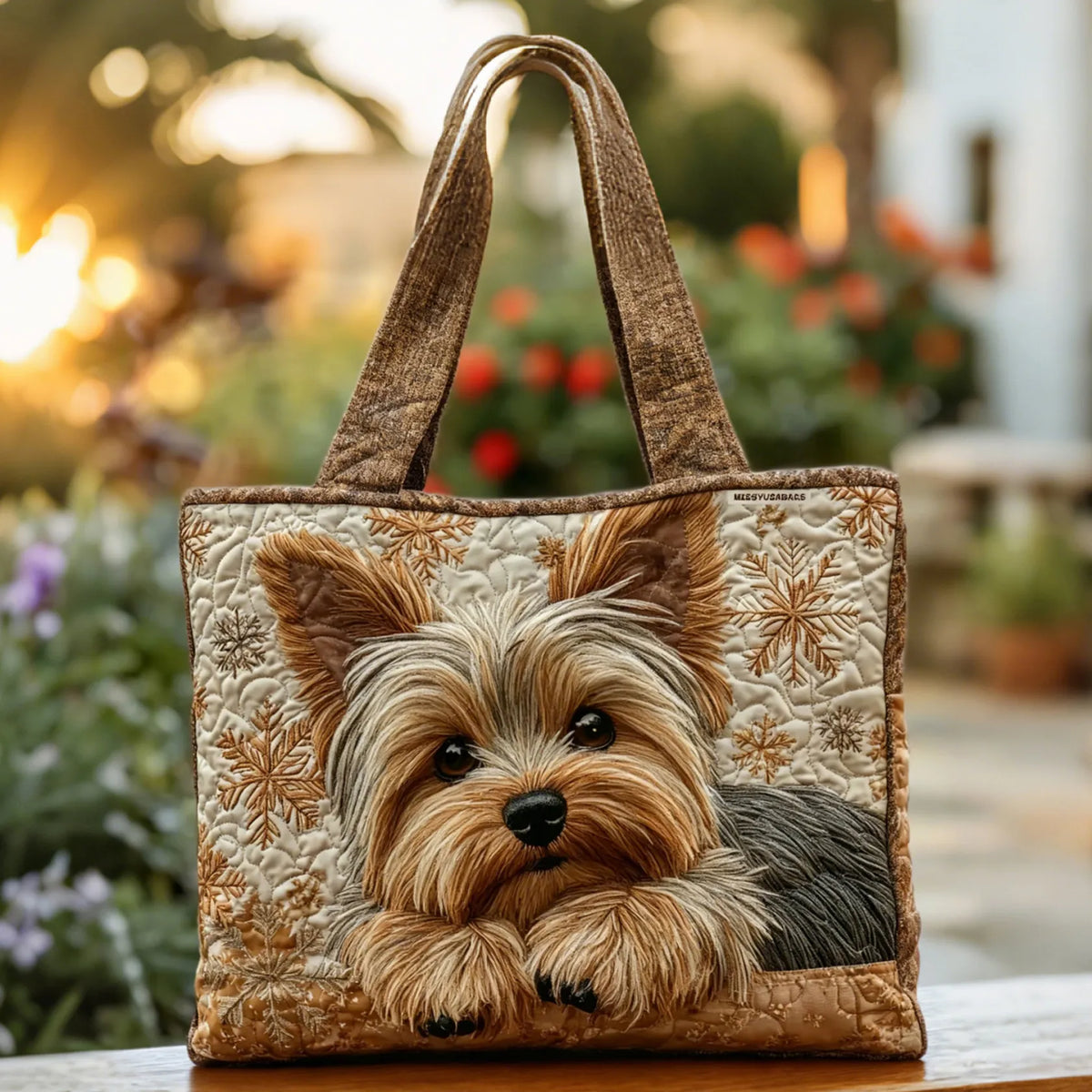 Handmade Bag "Bright Yorkie"