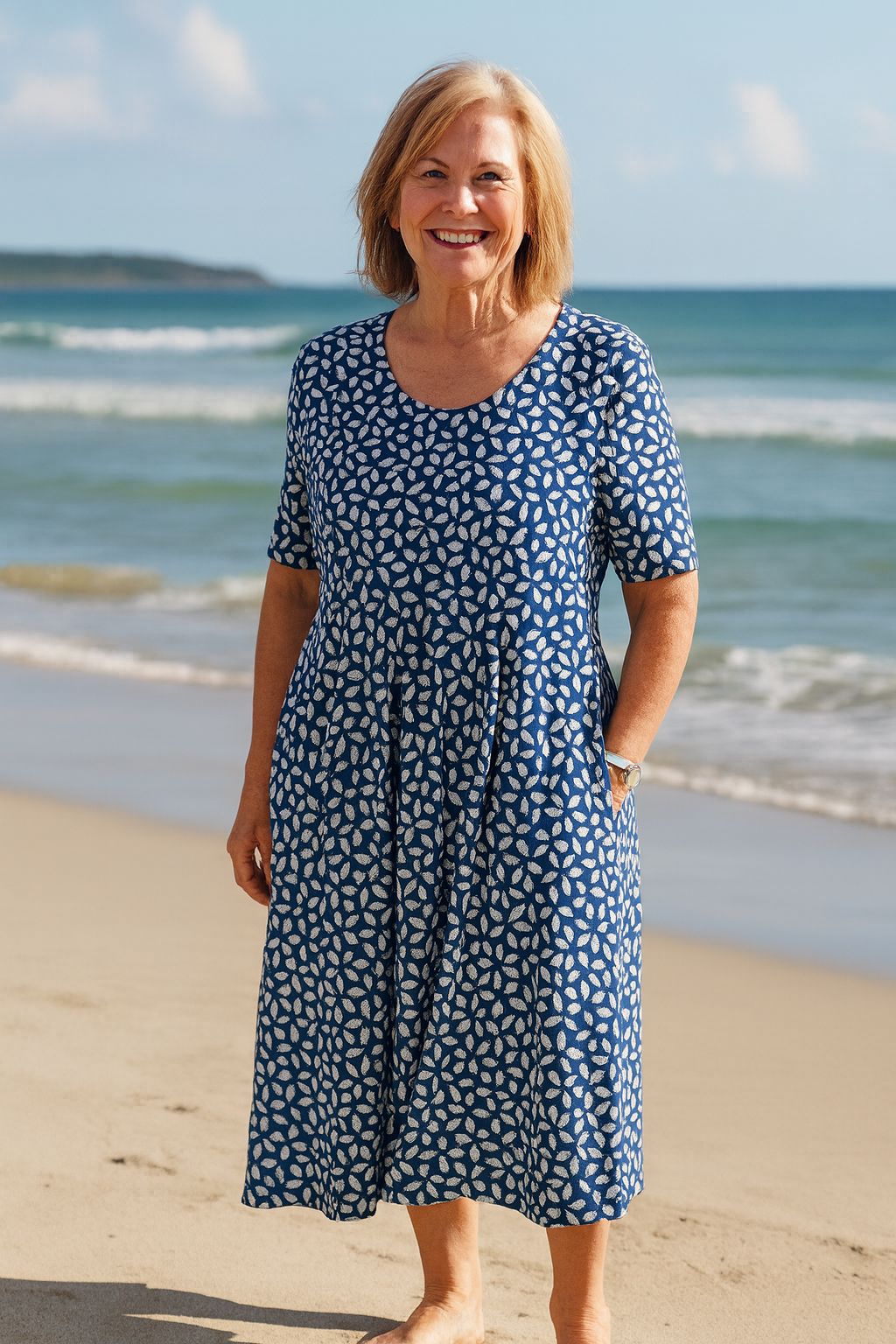 Ivryrose | Elegant Flowing Dress – Belly-Friendly Design