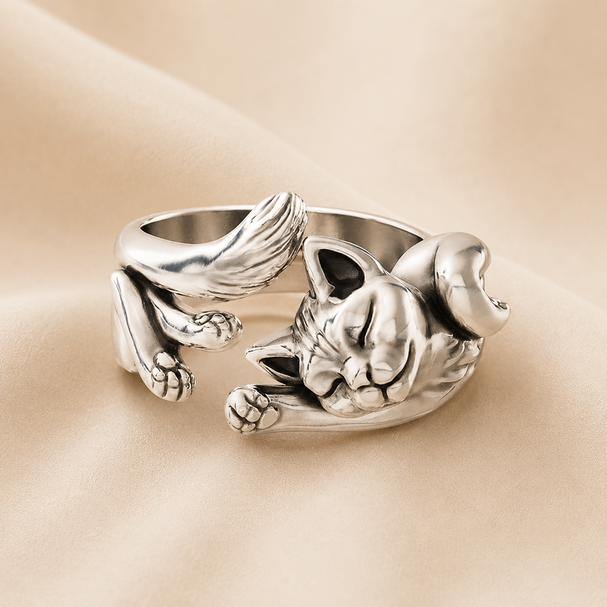 Calm Cat Ring