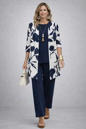 Blue and White