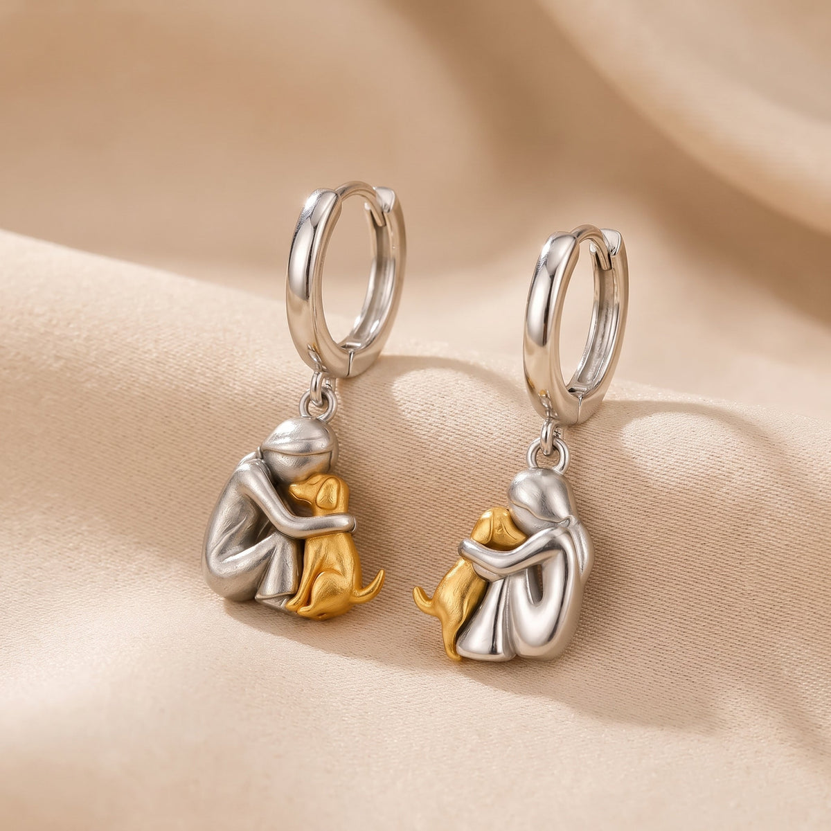 The Eternal Embrace — Earrings for Women and Dogs