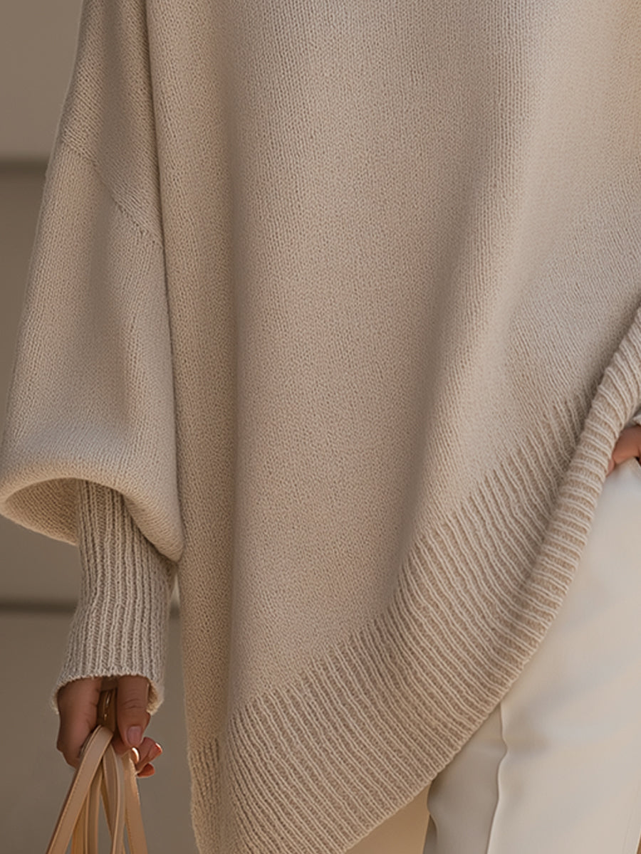 Isolde | Oversize Draped Sweater