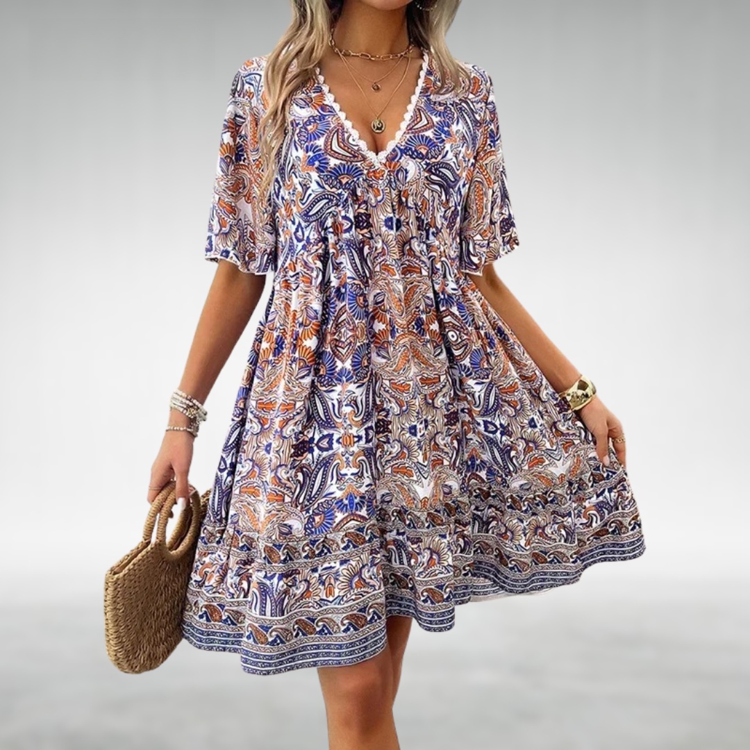 Quinley - Boho Long Dress