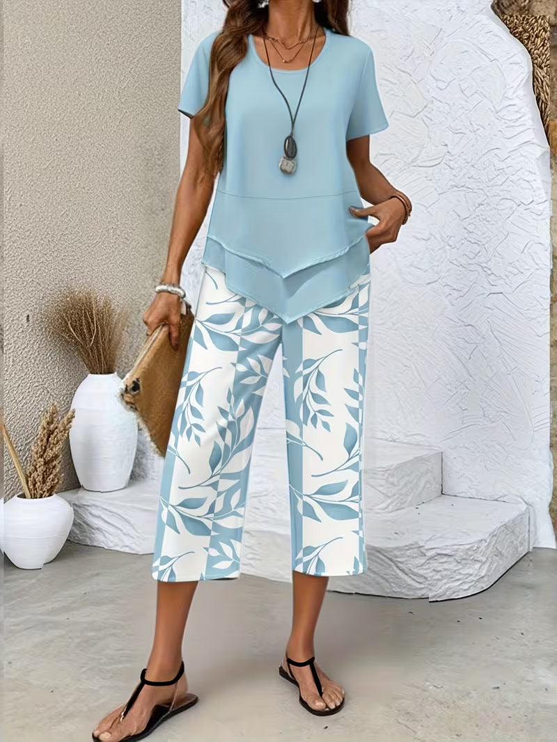 Harow | Tailored Two-Piece Wide Leg Pants Set