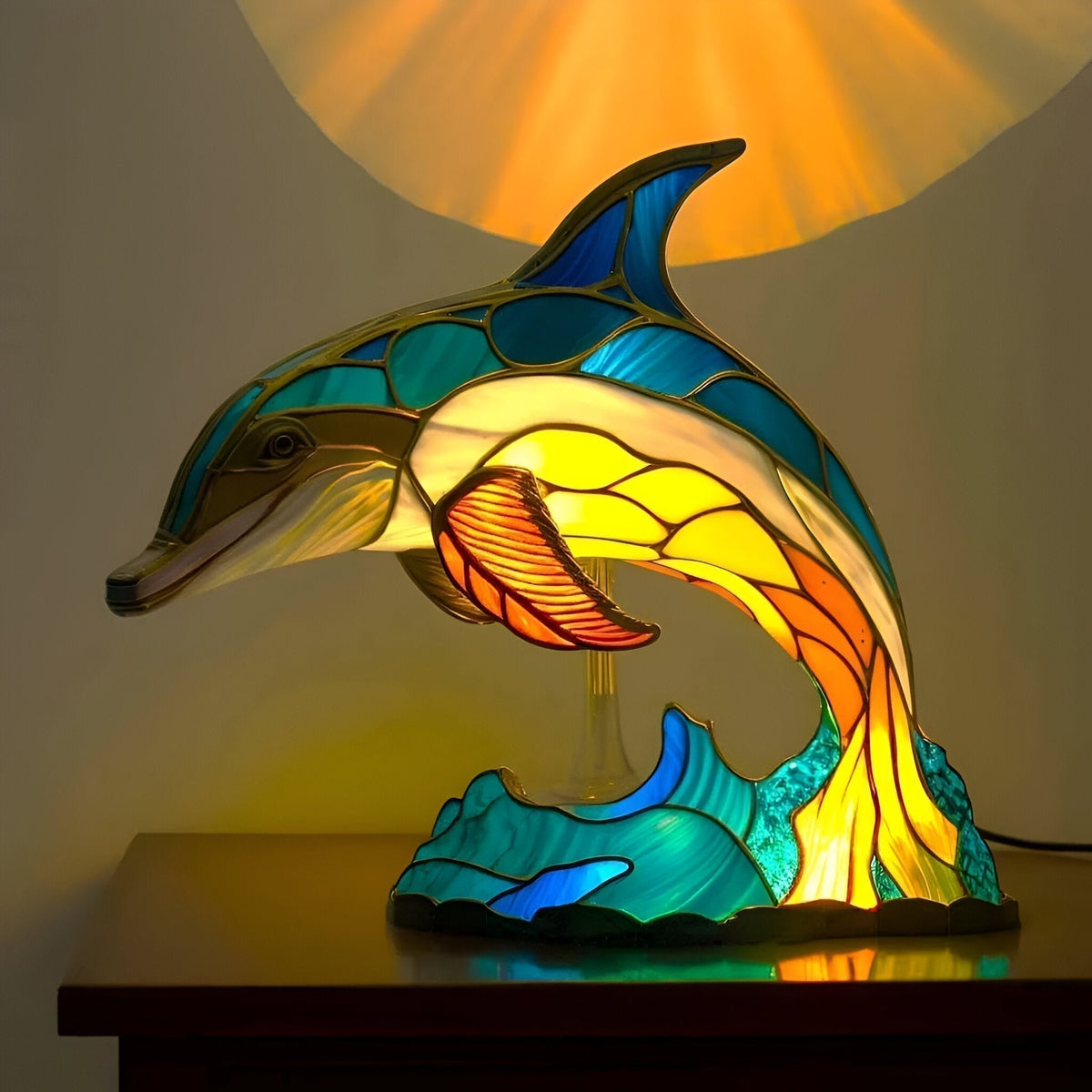 Cleo | Rainbow Dolphin Lamp