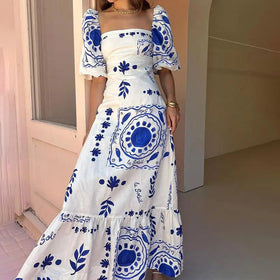 White & Blue