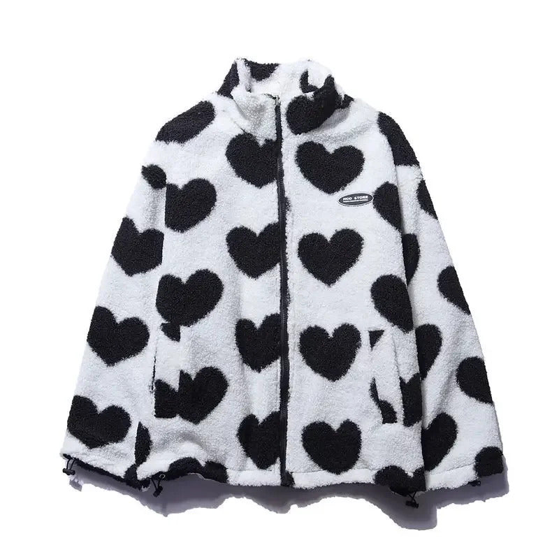 Ivana™ | Two-Layer Jacket with Heart Pattern