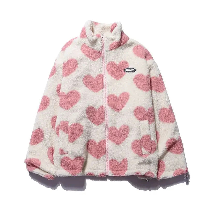 Ivana™ | Two-Layer Jacket with Heart Pattern