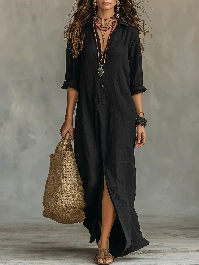WILLOW | Lightweight maxi dress with a flattering cut, a versatile piece for everyday wear