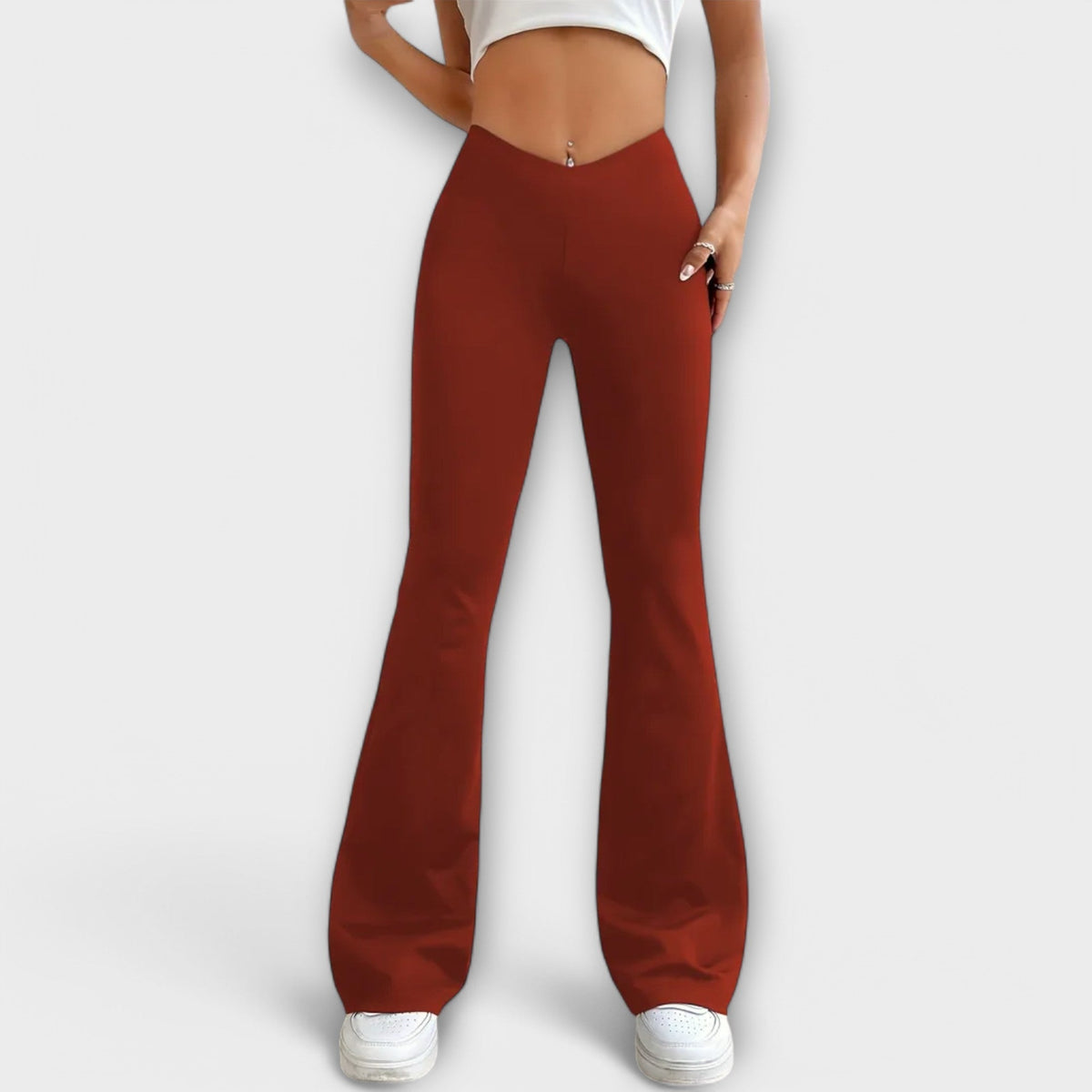 Serena - Relaxed Pants with Flared Legs