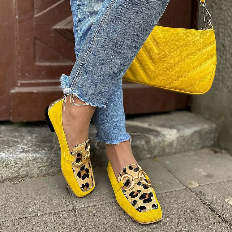 Ana Milagros | Moccasins with Animal Print