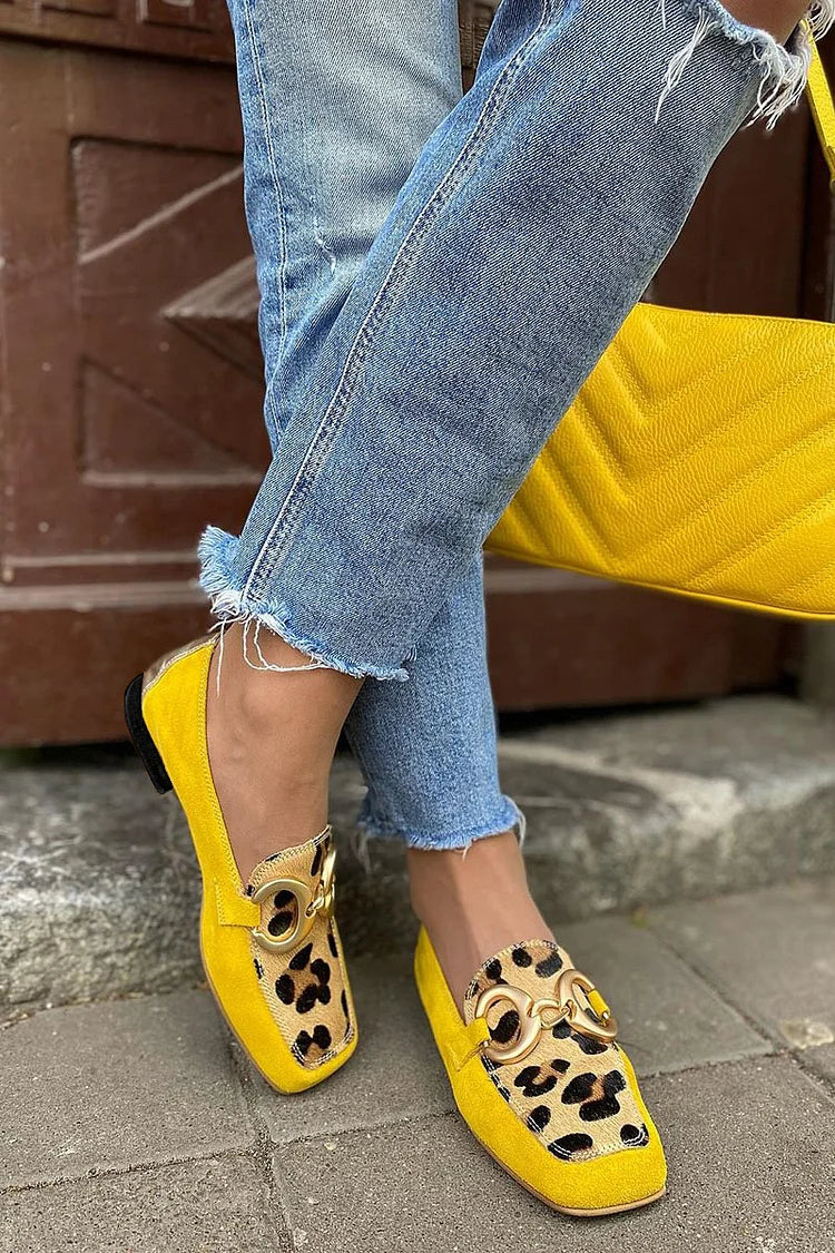 Ana Milagros | Moccasins with Animal Print