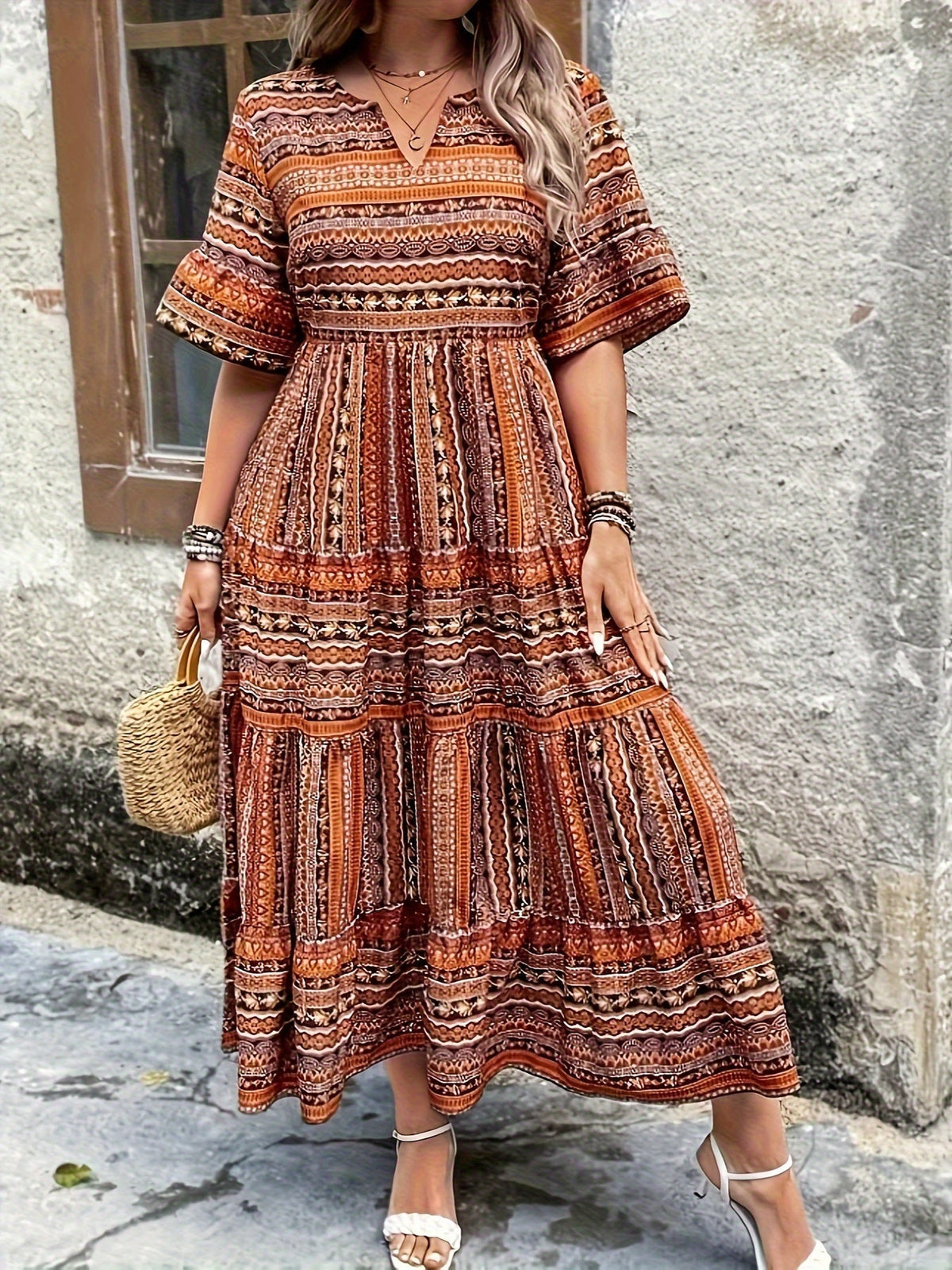 Joraine - Ethno Flow Dress
