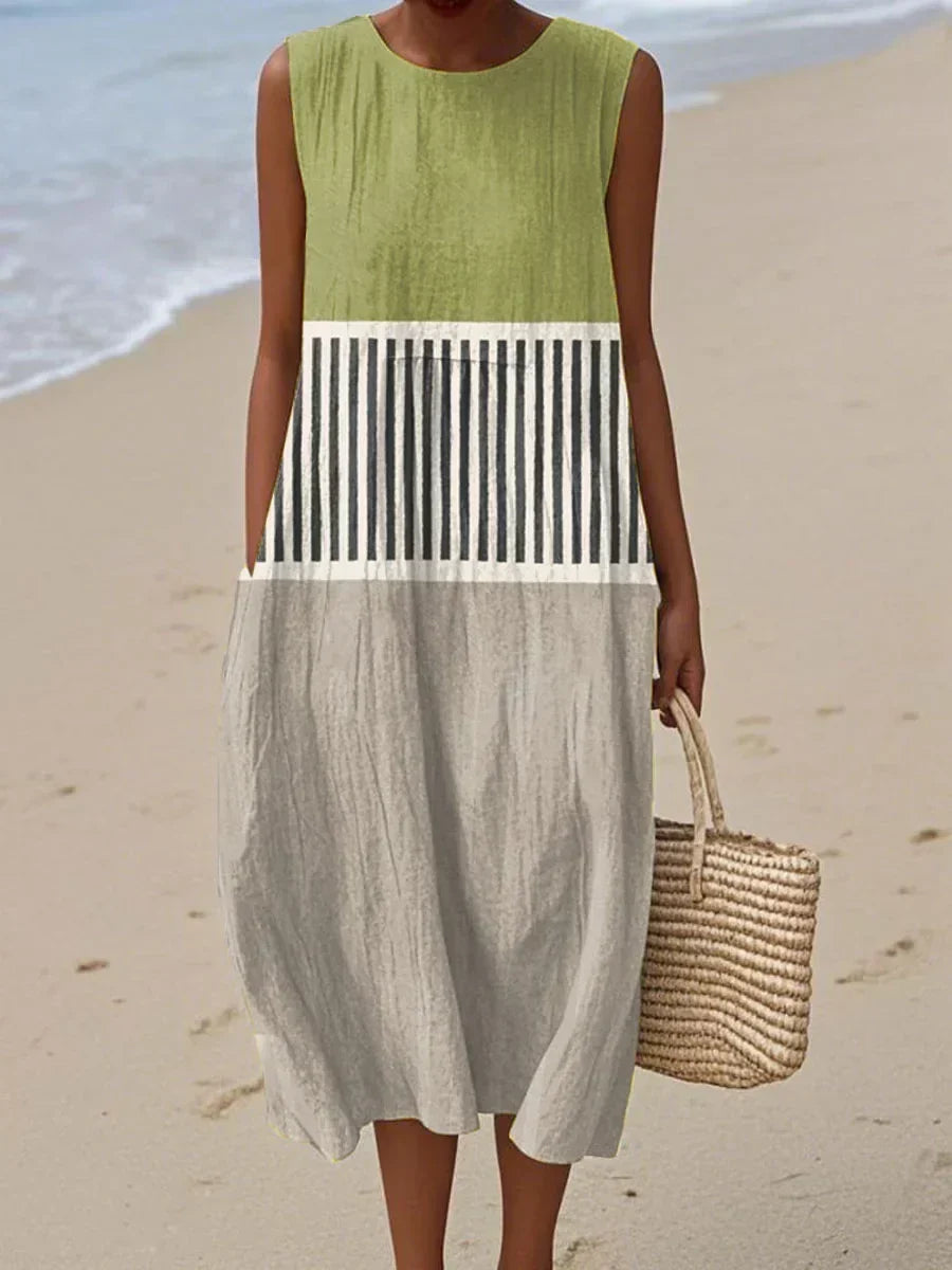 Elvie - Sleeveless Summer Dress with Pockets