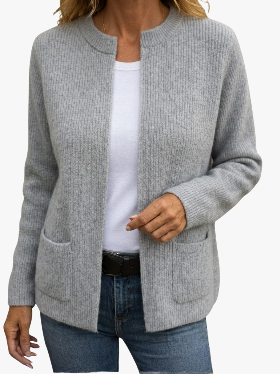 Anna | Insulated Knit Vest with Pockets